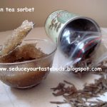 Japanese Green Tea Sorbet-A perfect dessert for summer….