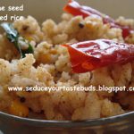 Sesame seeds Flavored Rice