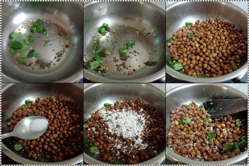 Kaala Channa Sundal Recipe