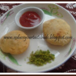 Kachori for ICC [ Peas and Onion Stuffed Kachori]