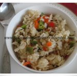 Microwave Peppered Capsicum Rice