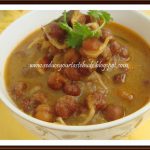 Kala Channa in Tomato Onion Gravy