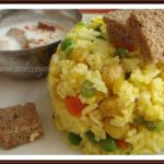 Chickpea Rice & Bread Raita
