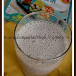 Blueberry Flavored Milk [with Jam]