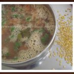 Paasi Paruppu Rasam | Spicy  Moongdhal Rasam