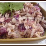 Purple Cabbage Rice With Paruppu Podi