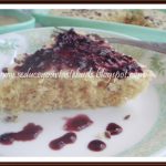 Microwave Eggless Apple cake