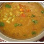 Lilva beans- Tomato Sambar