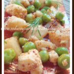 Aloo Paneer Chaat | Potato Cottage Cheese Chaat