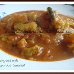 Bittergourd Stew with Tomato and Tamarind