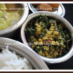 Menthiya Soppu Bele Palya | Fenugreek Leaves-Lentil Stir fry