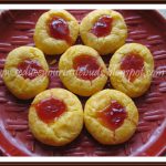 Eggless Jam Biscuits