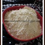 Oats Poondu Paruppu podi | Garlic flavored Oats – Lentil Spice Mix