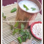 Oats-Masala More | Spiced Oats Lassi / Buttermilk
