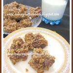Oats – Banana – Almond – Chocolate Cookies | Eggless -Butterless Cookies
