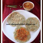 Green Peas Uthappam