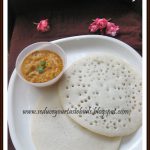 Kal Dosai with Chettinad Chutney