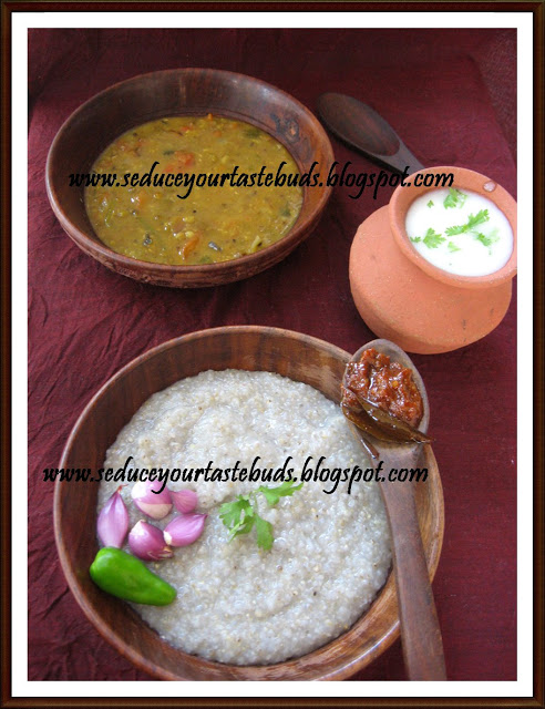 Kambu Saadham & Kambu Koolz | Bajra ‘rice’ & Porridge