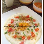 Vegetable Uthappam, Carrot- orange juice , Cumin – Mint Lassi and Mother’s day