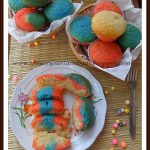 Eggless Colorful Cupcakes
