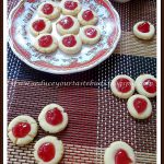 Eggless Jam Blossoms