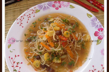 Vegetable Noodle Soup for CCC