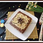 Eggless Chocolate Almond Cake