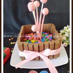Eggless Kit-Kat Cake for Lil Angel’s Birthday….