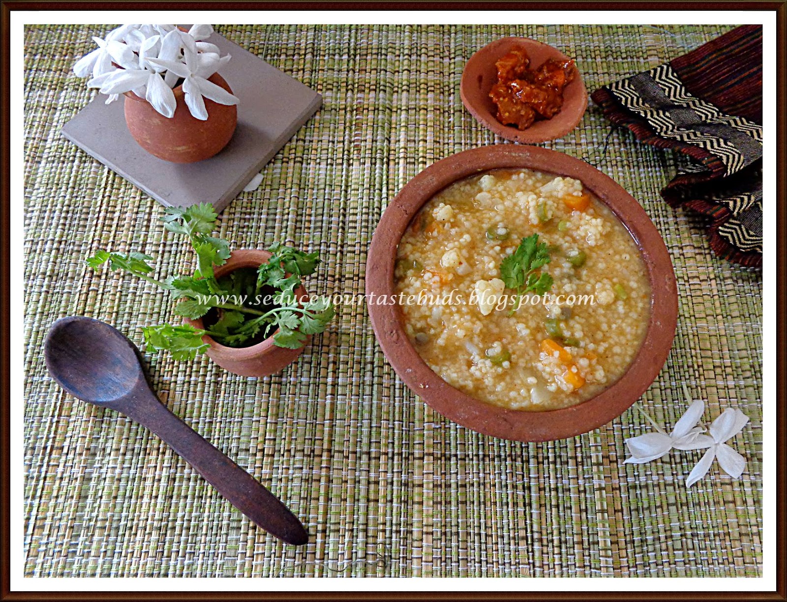 Masala Barnyard millet Porridge - Seduce Your Tastebuds...