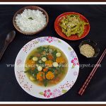 Sayur Bening Bayam | Indonesian Spinach, Carrot, and Tomato Soup
