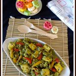 Palak Fried Rice with Paneer and Vegetables | Healthy Kids Lunchbox Recipe