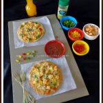 Whole Wheat Paneer and Capsicum Thin Crust Pizza