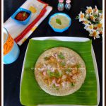 Kambu Onion Uthappam | Pearl Millet[Bajra] Onion Uthappam and Sesame Chutney