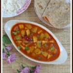 Rasawala Bateta nu Shaak – Gujarati Style No Onion / No Garlic Potato Gravy Curry
