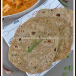 Wholewheat Oats Spring Onion Roti
