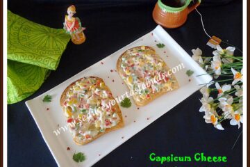 Capsicum Cheese Toast
