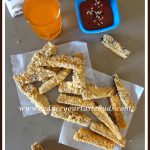 Baked Brinjal / Eggplant Sticks