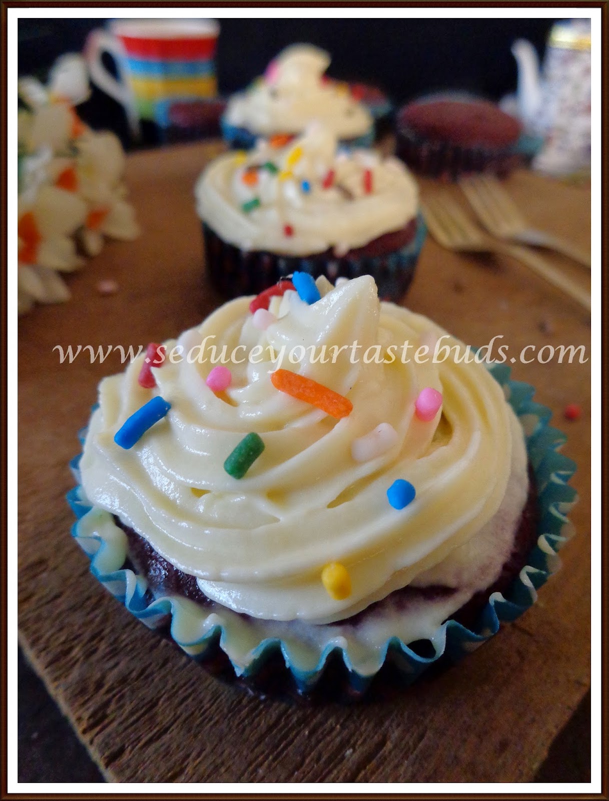 Eggless Butterless Red Velvet Cupcakes | Baking With Vegetables