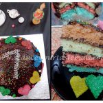 Eggless Layered Rainbow Cake | Surprise Inside Cake