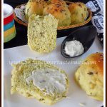 Eggless Whole Wheat Masala Buns | Baking with Herbs