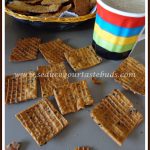 Whole Wheat Sesame Crackers | Guilt Free Snack