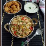 Capsicum Rice [With Freshly Ground Masala]
