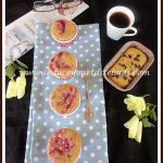 Eggless Blueberry Crush Swirl Muffins