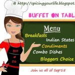 Buffet On The Table – Blogging Marathon # 56 Recap