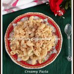 Creamy Pasta with Mushroom and Capsicum
