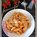 Pasta in Red Bell Pepper Sauce