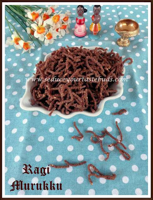 Ragi Murukku | Finger Millet Murukku | Easy Diwali Savory