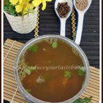 Jeerige Menasu Saaru | Cumin and Pepper Flavored Rasam