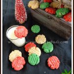 Eggless Colorful Christmas Cookies | Easy Holiday Bakes