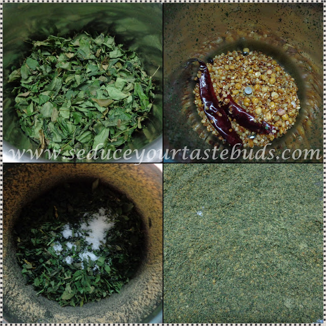 Murungakeerai Podi | Drumstick Leaves Powder / Spicemix